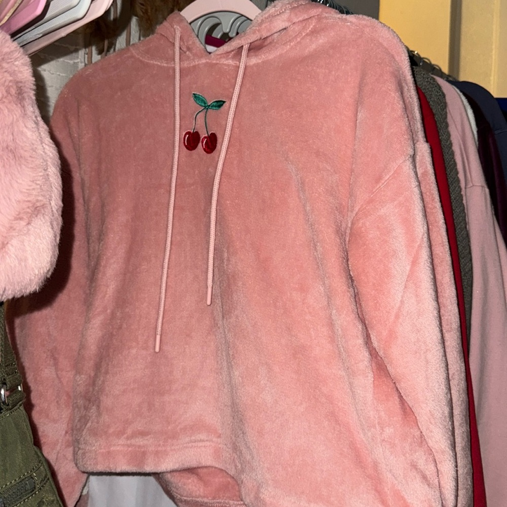 fuzzy sherpa sweater
